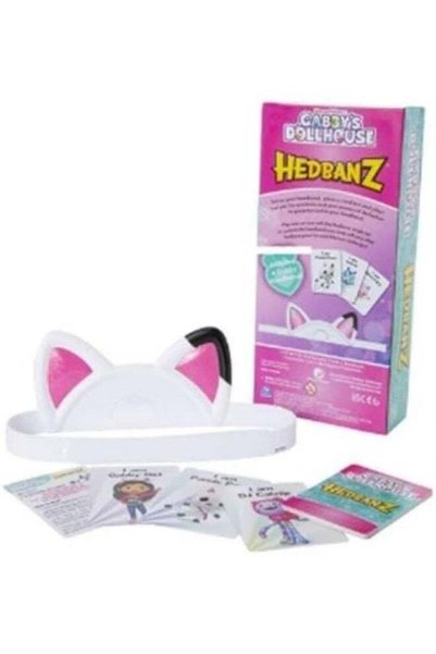Generic Spin Master Games Hedbanz Gabby’s Dollhouse Edition | Kids Guessing G...