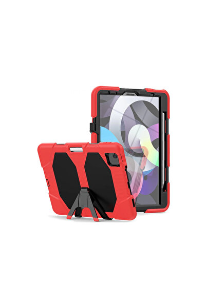 Twin Store غطاء حماية لجهاز ايباد 11 (2020) غطاء تابلت جريفين - أحمر