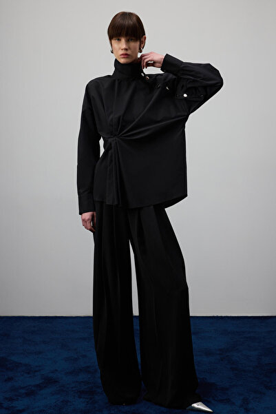 Touché Privé Asymmetric Poplin Shirt