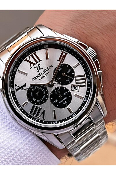 Daniel Klein Men's Wristwatch Fg.14222.6 with Internal Functions Active 30 Mt Water Resistant 2 Years Warranty