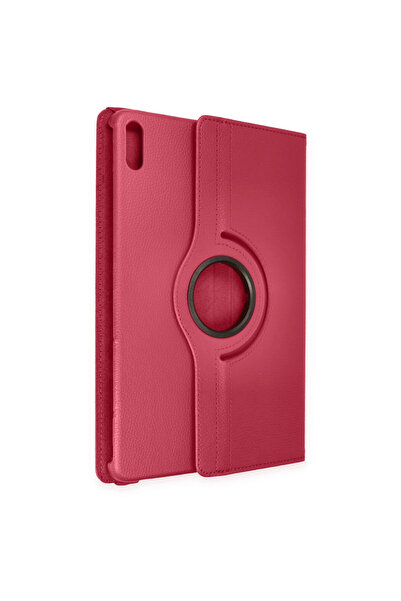 Twin Store حافظة جلدية للجهاز اللوحي Matepad Air 11.5 بزاوية 360 درجة - وردي