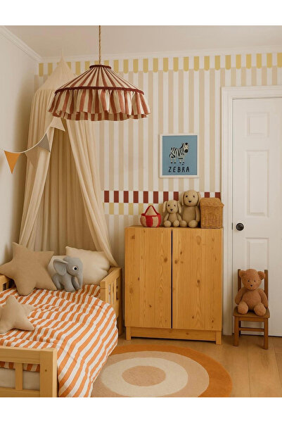 Tasarım Retro Çizgiler Renkli Şeritler Vintage Görünüm Konsept Bebek & Çocuk ...