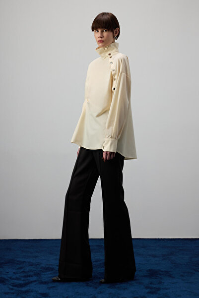 Touché Privé Asymmetric Poplin Shirt