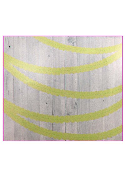 Generic Paper Garland 400x16x10.5cm.28gsm Yellow clr