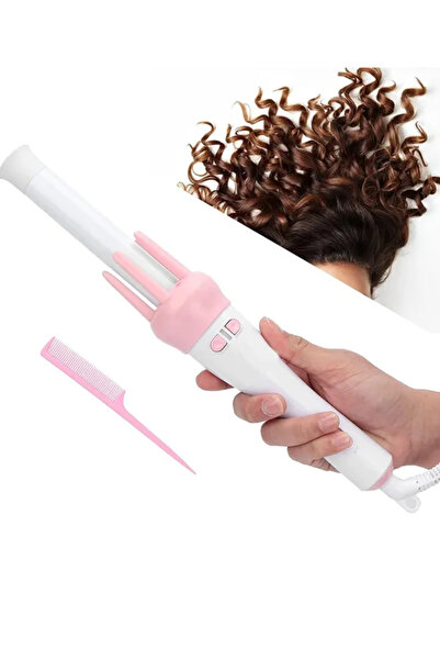 Muchmy Womens Salon Style Iron 360° Hair Curler Profesional Fast Heating Auto Rotate Curler