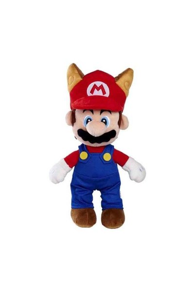 Generic Super Mario Raccoon Mario Plush Toy (30 cm)