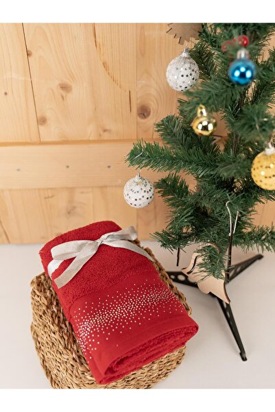 Baveno Cotton 2-Piece 40X70 cm Modern Embroidered Gift Towel & Towel Set