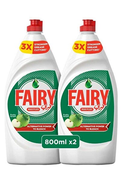 Fairy Plus Fruity Green Dishwashing Liquid Soap With Alternative Power To Ble...