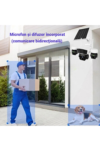 OEM 3 in 1 EXTRATERRESTRU surveillance camera with solar panel + 128GB CARD + YOXO CARD - 1 MONTH FREE!