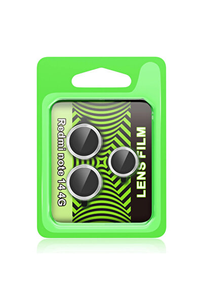 CT STONES Redmi Note 14 4g Raze Metal Camera Lens - Silver