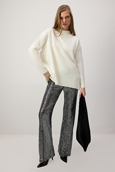 Touché Privé Sequined Wide-Leg Pants