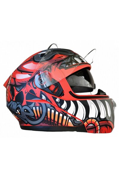 No branded Casca moto modulabila X-One "Alien" XL