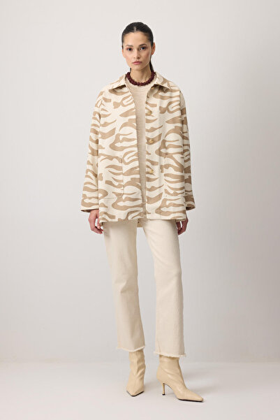 Touché Privé Patterned Gabardine Jacket