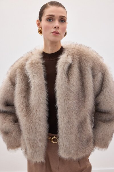 Sateen Lolita Fur - Stone