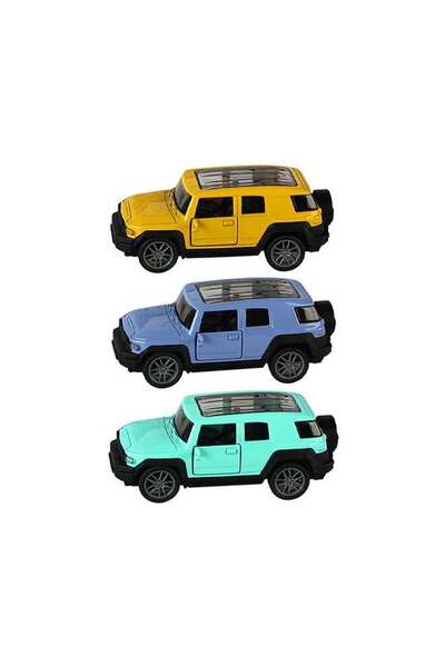 Generic Galaxy Toys Galaxy 1:36 HUMMER H3 Pull Back Die-Cast Car, Light and Sound, 2 Door Opening, Assorted