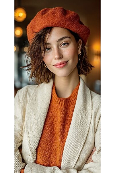 LAGRANZE Women's Premium Felt Painter Beret