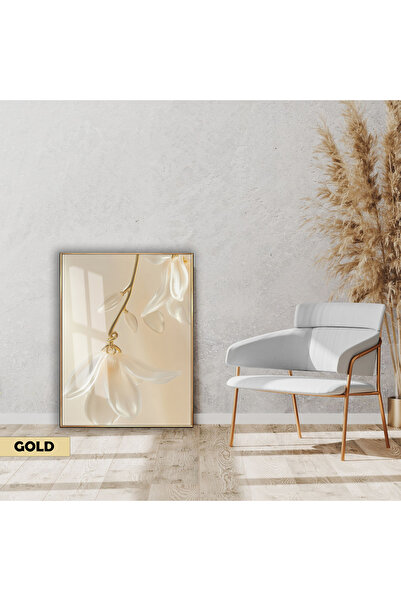 Harikabirev | Soft |   Elegant Flower Model |   Framed Glass Table Single Ver...