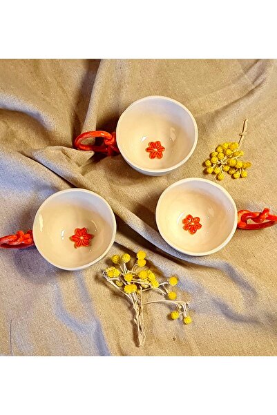 senseoftouch Pomegranate Flower Cup Handmade Ceramic