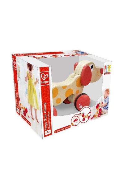 Generic Hape Pepe & Friends Pepe Pull Along Wooden Toy (22 x 9.2 x 16.2 cm)