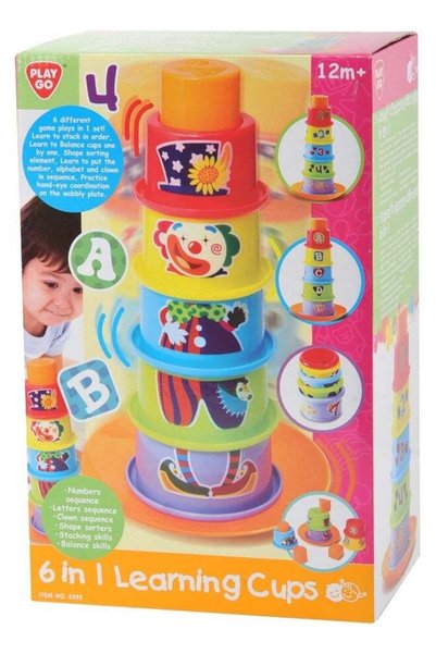 Generic Stacking And Sortierbecher | 6-In-1 Educational Toy For Kids | Shapes...