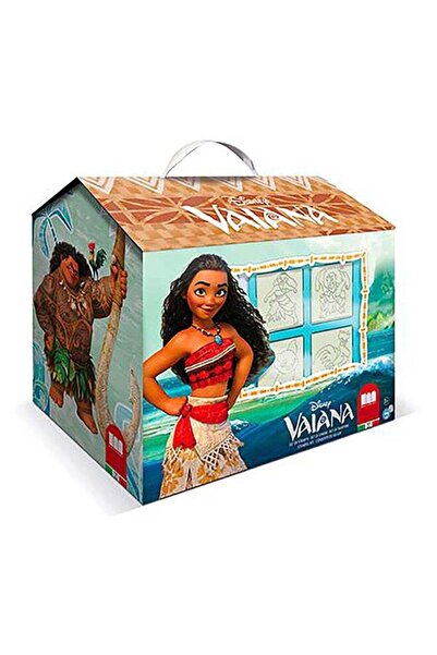 Generic Moana House Creative Stamping And Coloring Set For Kids Includes 7 Wo...