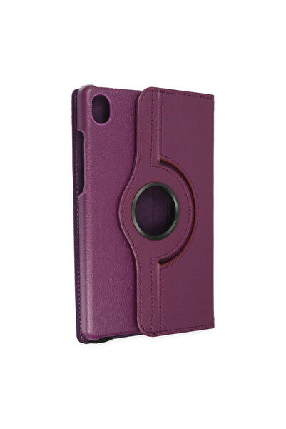 Twin Store Galaxy x510 tab s9 fe 11 case 360 tablet leather case - plum