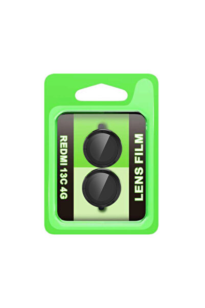 Hsc bilişim عدسة الكاميرا المعدنية Xiaomi Redmi 13C Raze - أسود