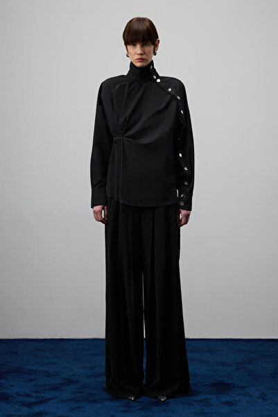 Touché Privé Asymmetric Poplin Shirt