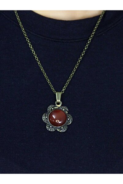 esha Natural Stone Agate Natural Stone Women's Natural Stone Authentic Necklace Euk18A