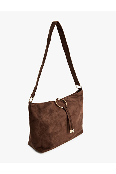 Koton Τσάντα tote με φούντες με μεταλλικά αξεσουάρ σε στυλ σουέτ