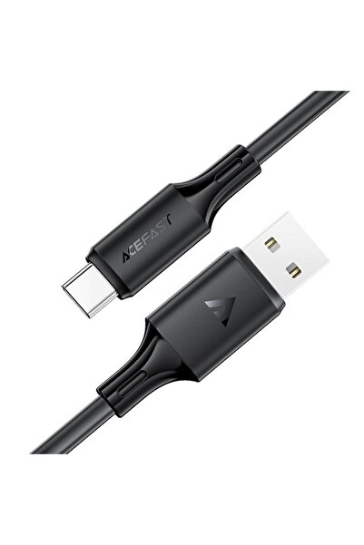 Dali USB to Type-C Data/Charging Cable, Fast Charging 3A, Bend-Resistant, Soft Silicone, 1.2 m, Black