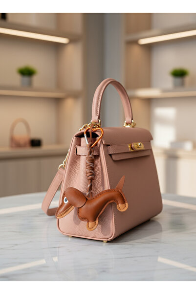 Mooniva Dachshund bag charm – Sausage Dog, eco-leather bag accessory
