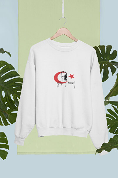 MG سترة رياضية GAZİ M.KEMAL مطبوعة من القطن بأكمام طويلة مكونة من 3 خيوط شار ...