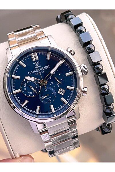 Daniel Klein Men's Wristwatch Fg.14230.3 with Internal Functions Active 30 Mt Water Resistant 2 Years Warranty