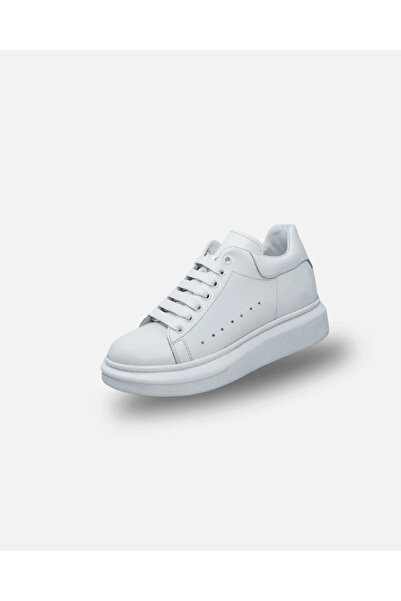 Lorvenzo Unisex Leather Sneaker +7 cm Hidden Heel