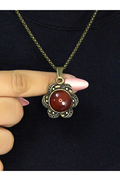 esha Natural Stone Agate Natural Stone Women's Natural Stone Authentic Necklace Euk18A