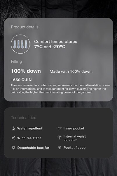 Oysho Short 100% down padded jacket