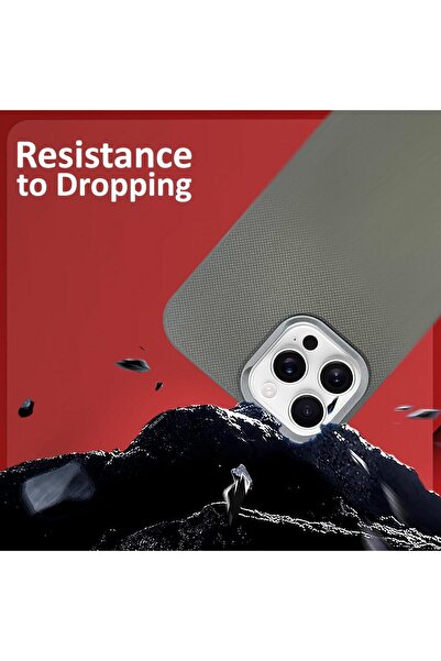 Margoun iPhone 16 Pro Max Vegan Leather Case (Gray)