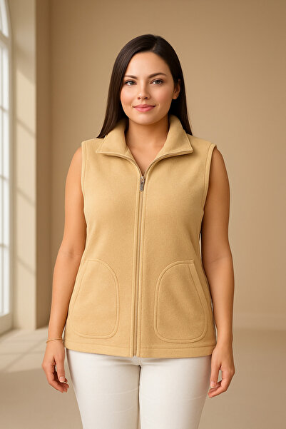 TUSSE Unisex Polar Universal Anti-Pilling Zippered Plus Size Vest