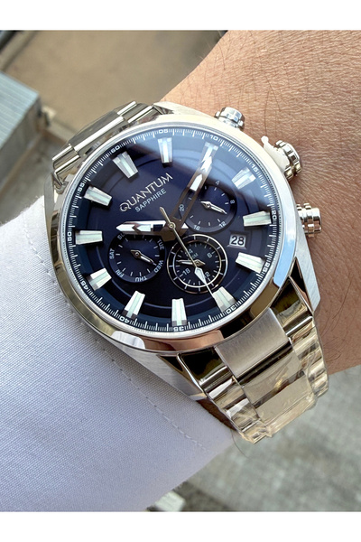 Quantum Orijinal Çelik 10 ATM Su Geçirmez Erkek Kol Saati
