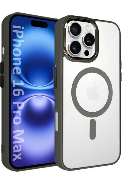 Margoun جراب iPhone 16 Pro Max Ultra Hybrid MagFit - Frost (طبيعي، 16 Pro Max)