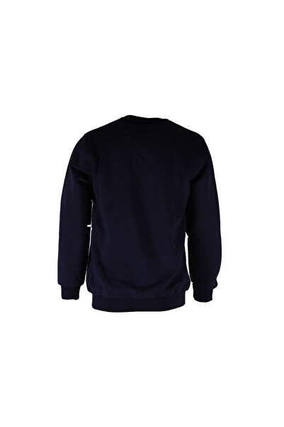 trender Indigo Men's Sweatshirt 0 Collar 3 Thread