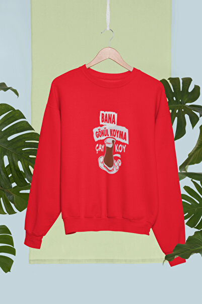 MG سترة رياضية طويلة الأكمام من القطن المطبوع بـ 3 خيوط من BANA GÖNÜL KOYILA ...