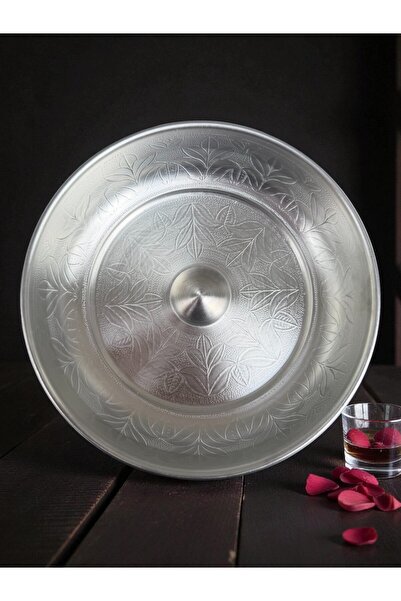 maraşçarşısı Hamam Tası İşlemeli Alüminyum Banyo Hamam Tası 20 cm