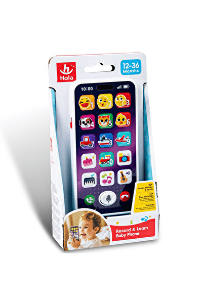 Hola Jucarie interactiva Telefon mobil Inregistreaza si invata, Multicolor