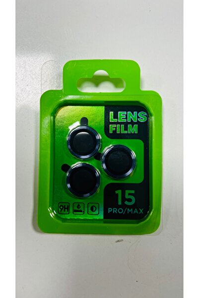 Lens Piyasa Apple İphone 15 pro max 3 Adet Gerçek cam koruma safir koruma