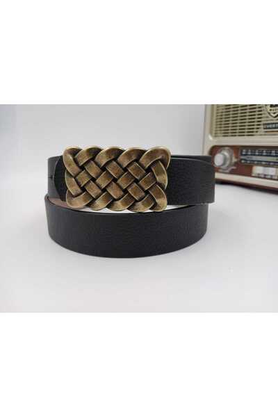 arlıva moda حزام نسائي منسوج من المعدن العتيق، حزام فستان، حزام معطف