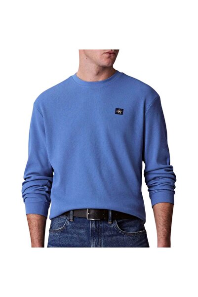 Calvin Klein LS WAFFLE BADGE CREW Male