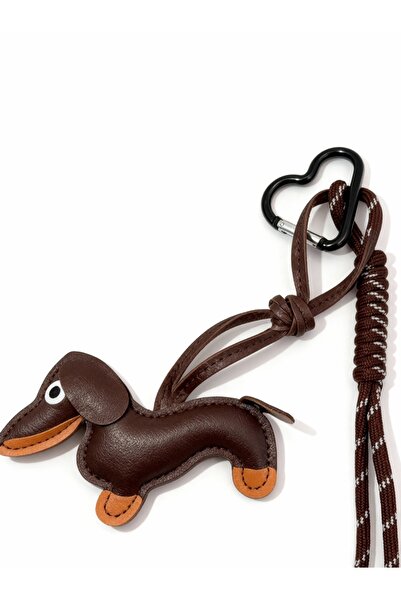 Mooniva Dachshund bag charm – Sausage Dog, eco-leather bag accessory