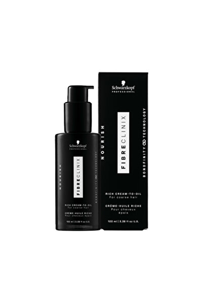 Schwarzkopf Fibre Clinix Rich Cream-to-Oil Kalın Telli Saçlar İçin Krem Bakım...